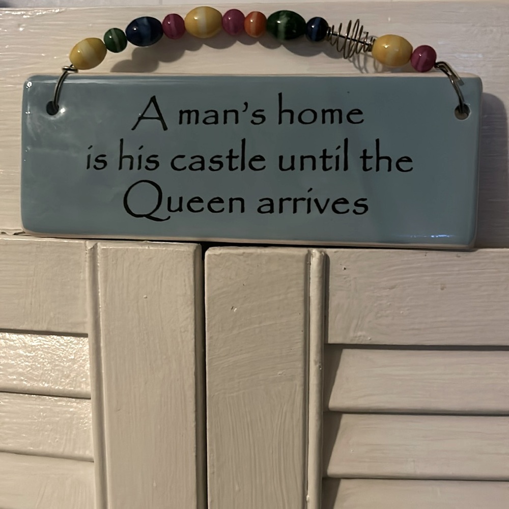 Tumbleweed Pottery ceramic hanging sign